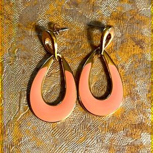 Vintage Signed Napier Enamel Earrings